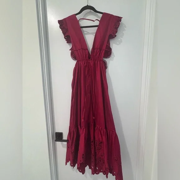 FARM Rio Vibrant Red Butterfly Dress - Picture 3 of 6